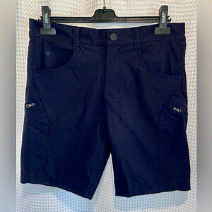 2/40$‎ Men’s Black Mountain Black stretchy Nylon outdoor cargo shorts size 33
